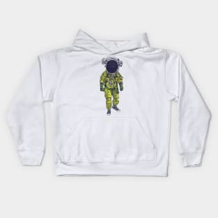 Astronaut on Sneakers Kids Hoodie